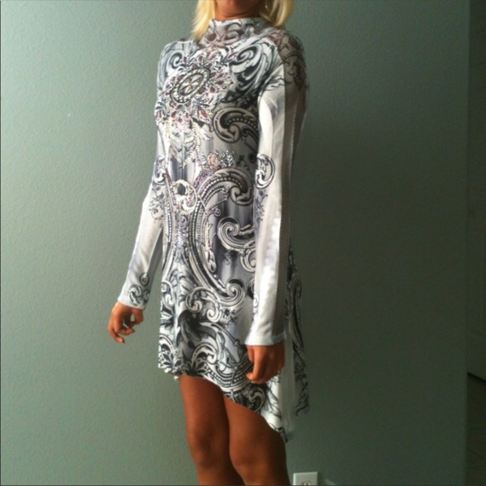 Vintage S-Twelve Rhinestone Dtess - Picture 2 of 8